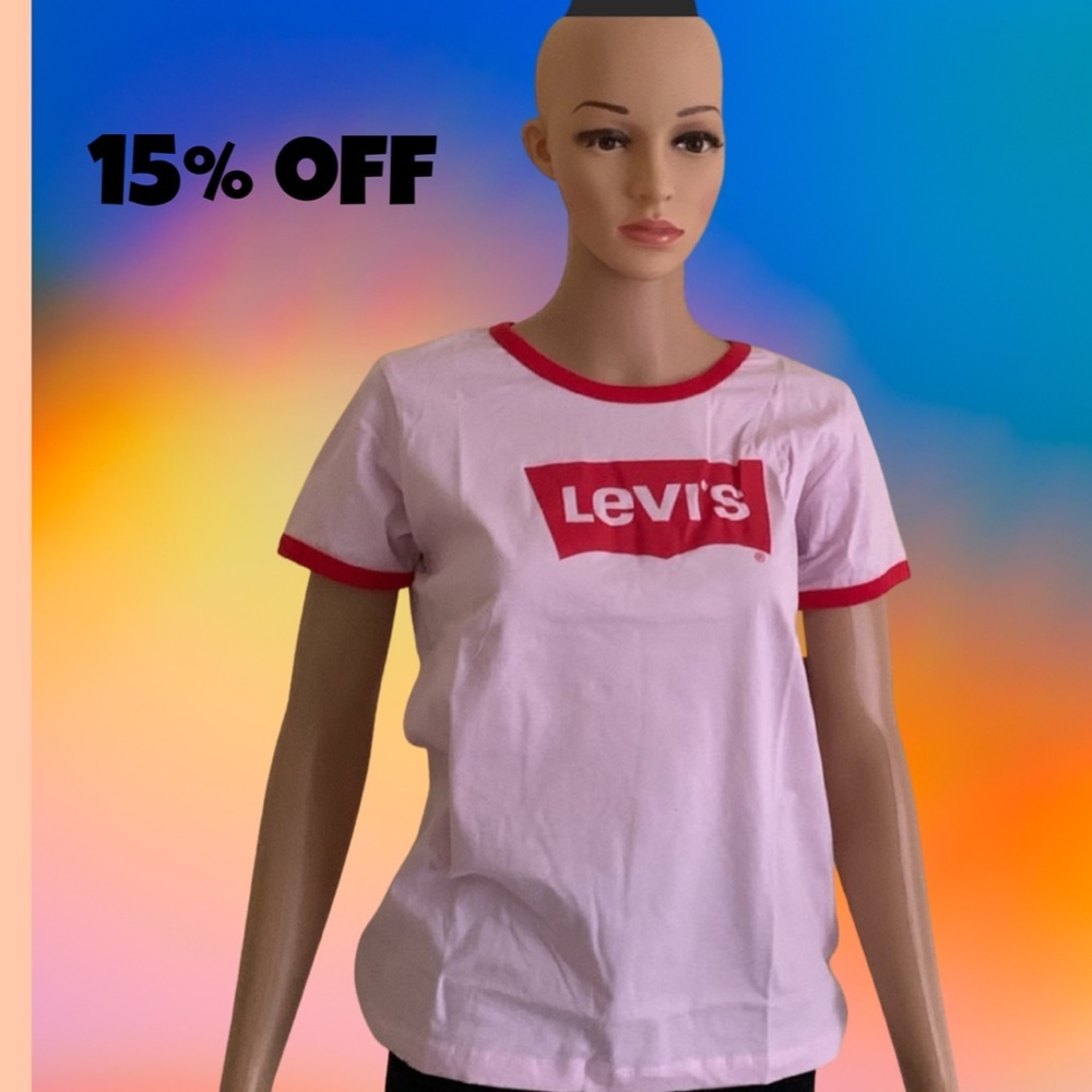 Levi’s Big Girl 👧 Retro Ringer Cotton T-Shirt